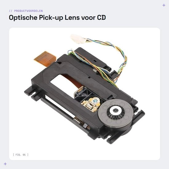 Lente di lettura ottica per lettore CD VCD, componente di ricambio