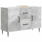 Credenza | Madia | Buffet da pranzo | Armadio da pranzo Grigio Cemento 89 x 34,5 x 60 cm Legno ingegnerizzato