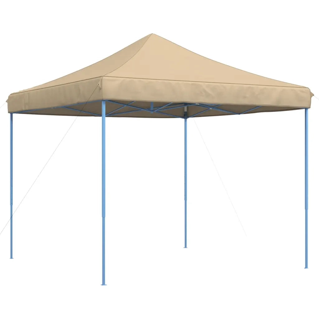 Tenda da Festa Pieghevole Pop-Up - Gazebo Beige 292x292x315 cm