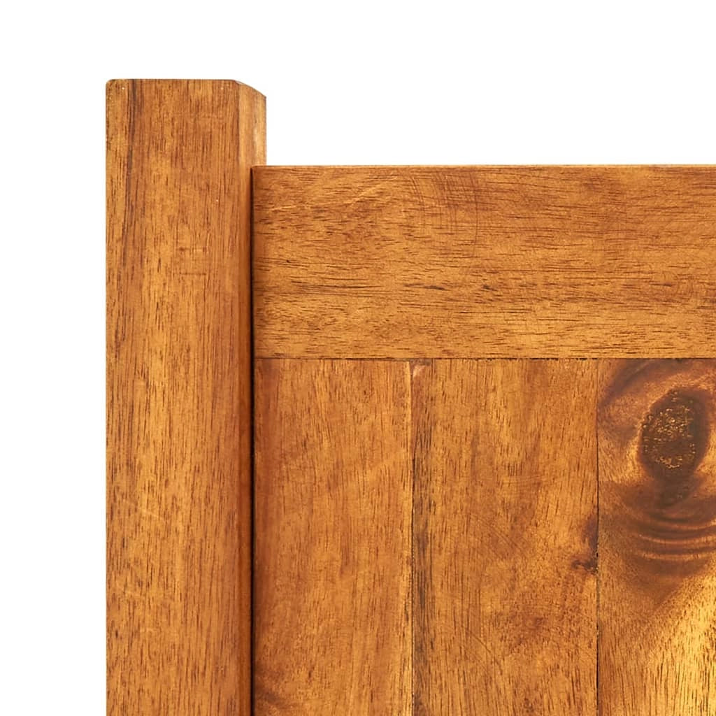 Fioriera rialzata piante fiori giardino 150 x 30 x 25 cm legno di acacia 02_0001183