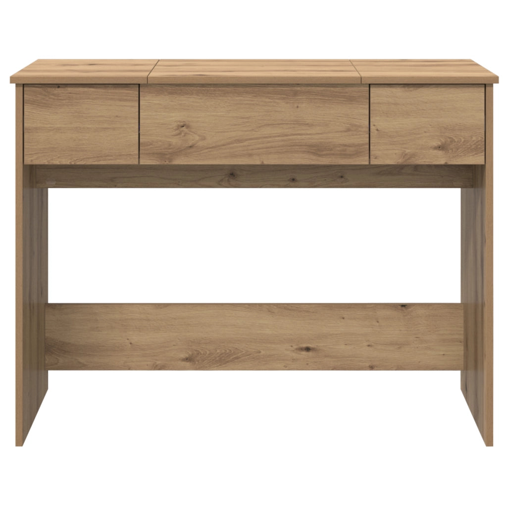 Toeletta con specchio Rovere Artigianale 100x45x76 cm