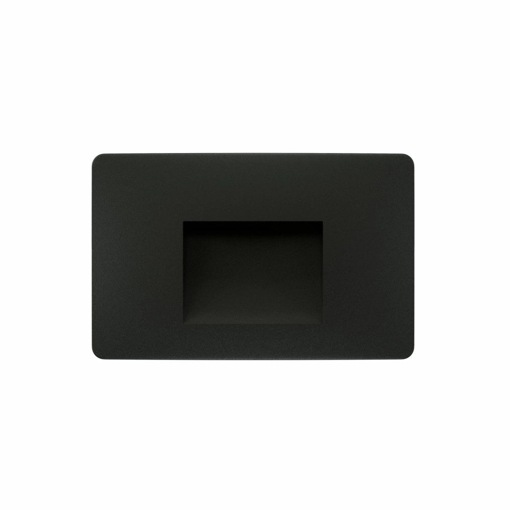 Beneito & Faure - Luce da incasso segnapasso LED Mis Sq Wall 3W - Segnapasso da parete squadrato IP65 Switch 2700K/3200K/4000K - Nero