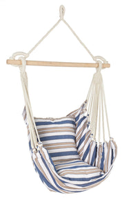 Amaca da Giardino Pensile in Tessuto Cotone con 2 Cuscini Amache Livia Bizzotto Colore principale: Grigio/Blu