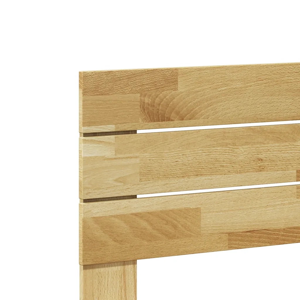 Testiera-Testata 90 cm in Legno Massello di Rovere