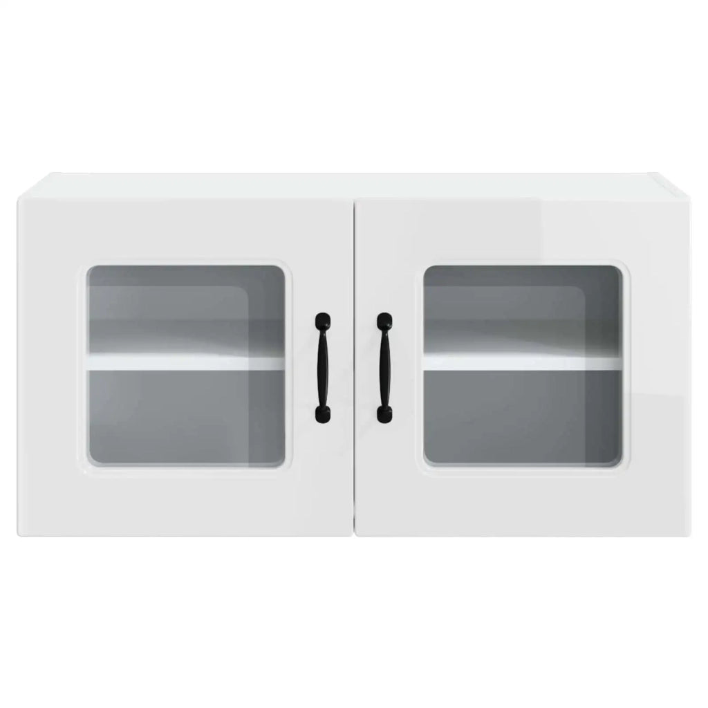 Mobile da cucina con lo scaffale-Armadio da cucina Bianco Lucido 80 x 31 x 40 cm 784970