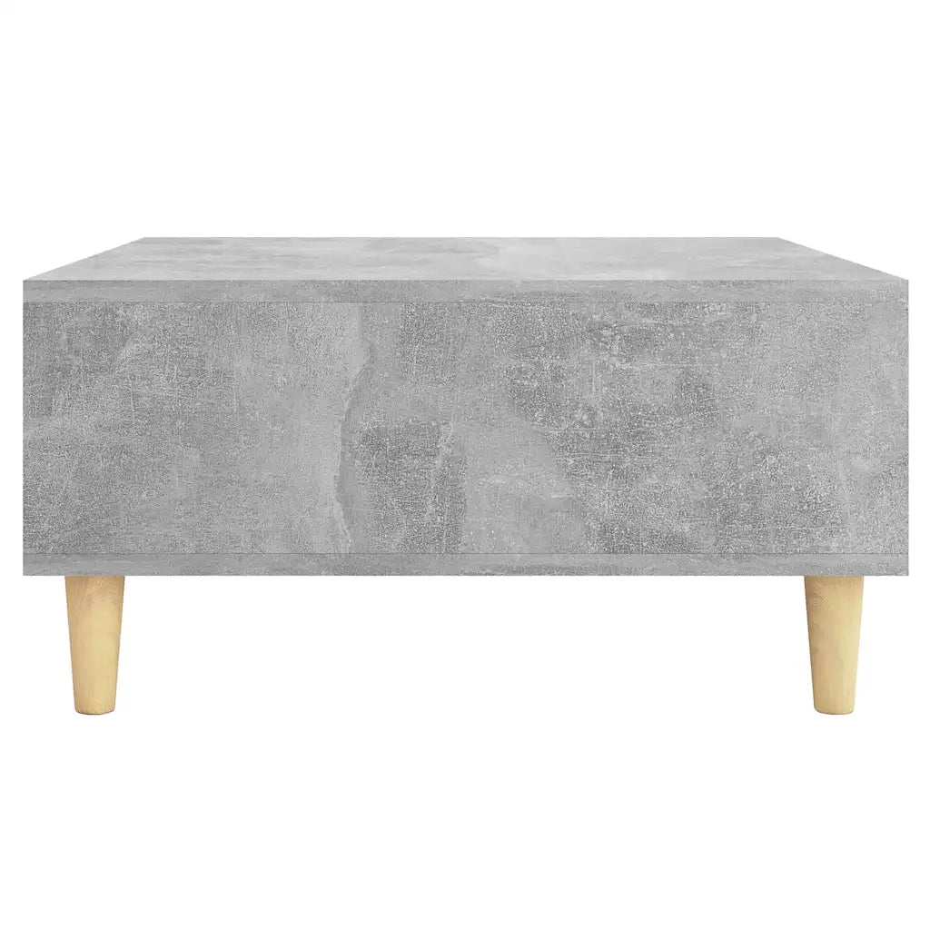 Tavolino da Salotto Grigio Cemento 60x60x30 cm in Truciolato cod mxl 9444