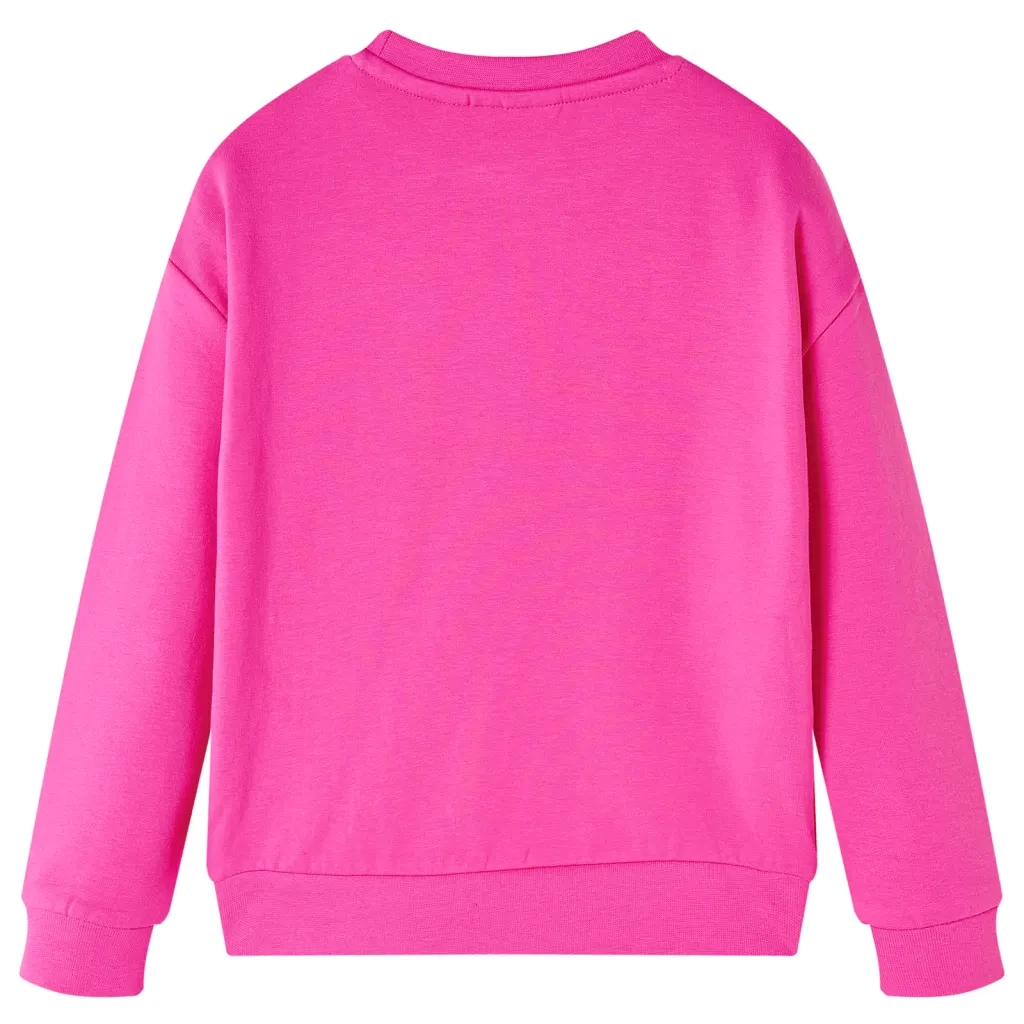 Felpa da Bambina Rosa Scuro 116 13671