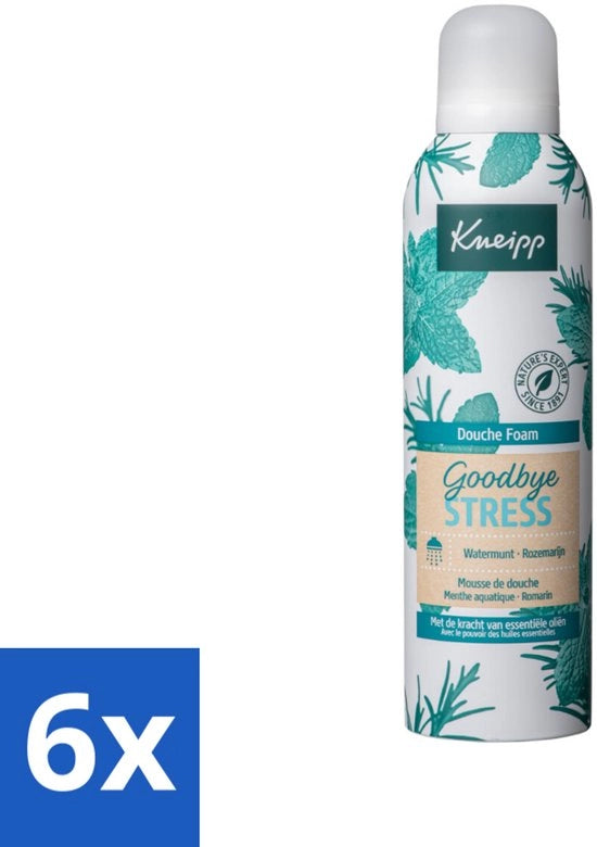 Detersivo schiuma per doccia - Buon Arrivo alla Calma - Menta e Rosmarino - 200 ml - Confezione economica - 6 pezzi
