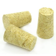 Trade Shop - Set 3 Pezzi Tappi Sughero A Forma Di Cono Per Bottiglie Di Birra -