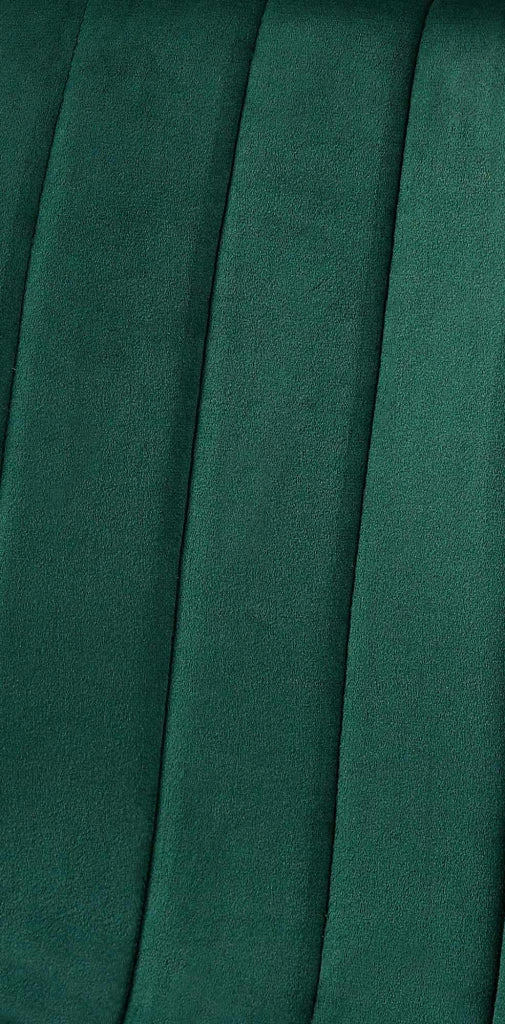 Sedia Dijon in velluto o tessuto Velluto,verde