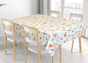 Tovaglia Per Salotto Cucina Tavolo 100% Cotone Made In Italy Ortaggi RP - 140x300 - Ortaggi