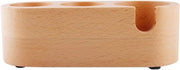 Sostegno per filtro caffè 58mm con base in legno e pattini antiscivolo - Facile posizionamento del filtro caffè