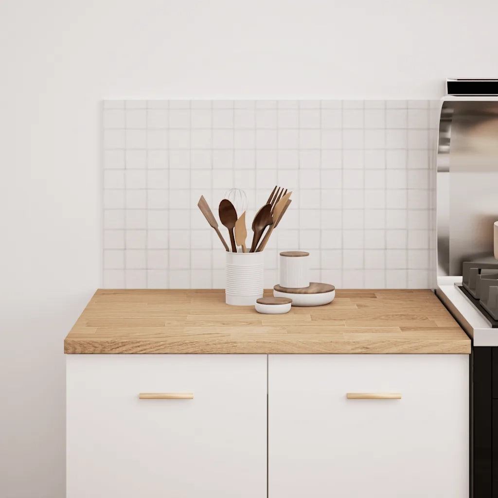 Piano di Lavoro Cucina 80x63,5x2,7 cm Legno Massello Rovere 4008997