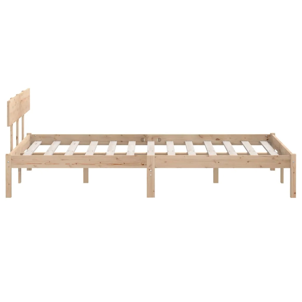 Giroletto senza Materasso Ambrato in Legno Massello 120x200 cm 810142