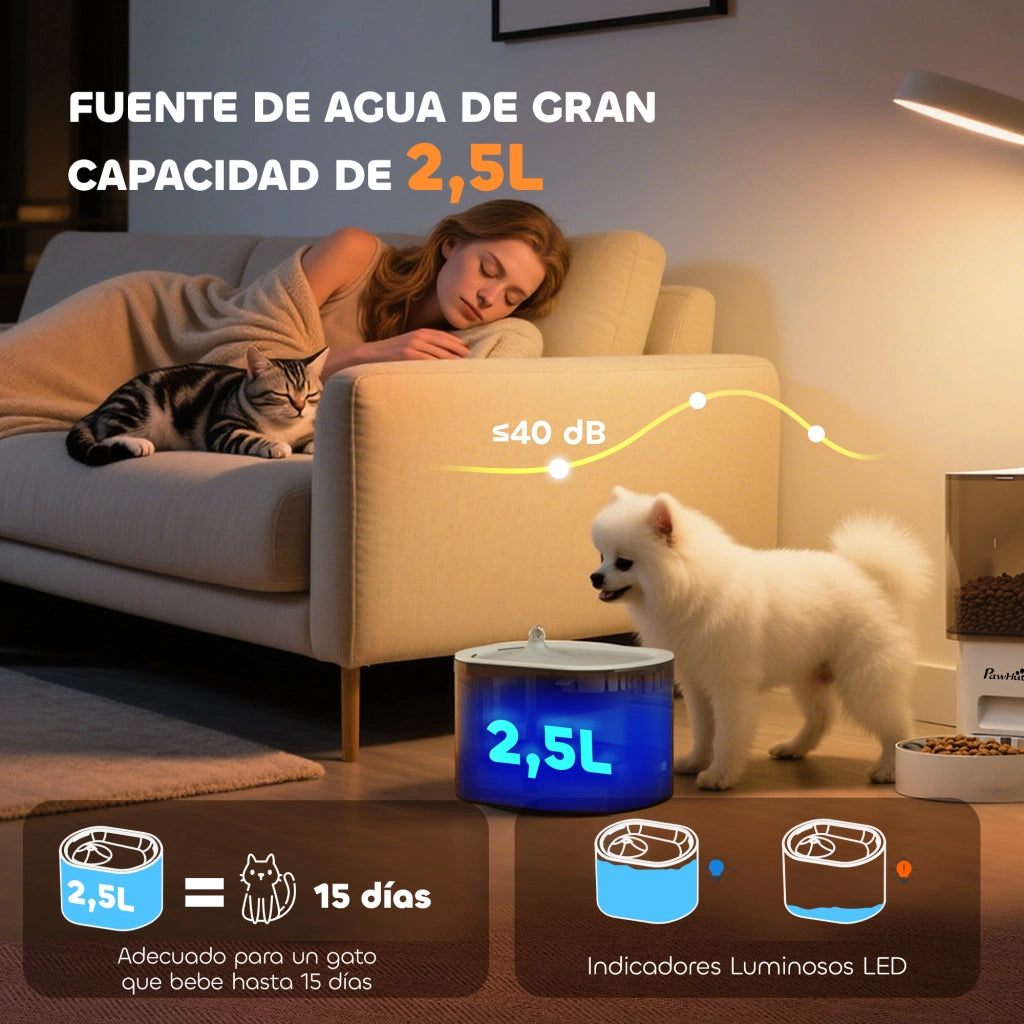 Distributore automatico cibo per cani e gatti 3L ¨C Xylo ¨C con app, 1-10 pasti/giorno, LED