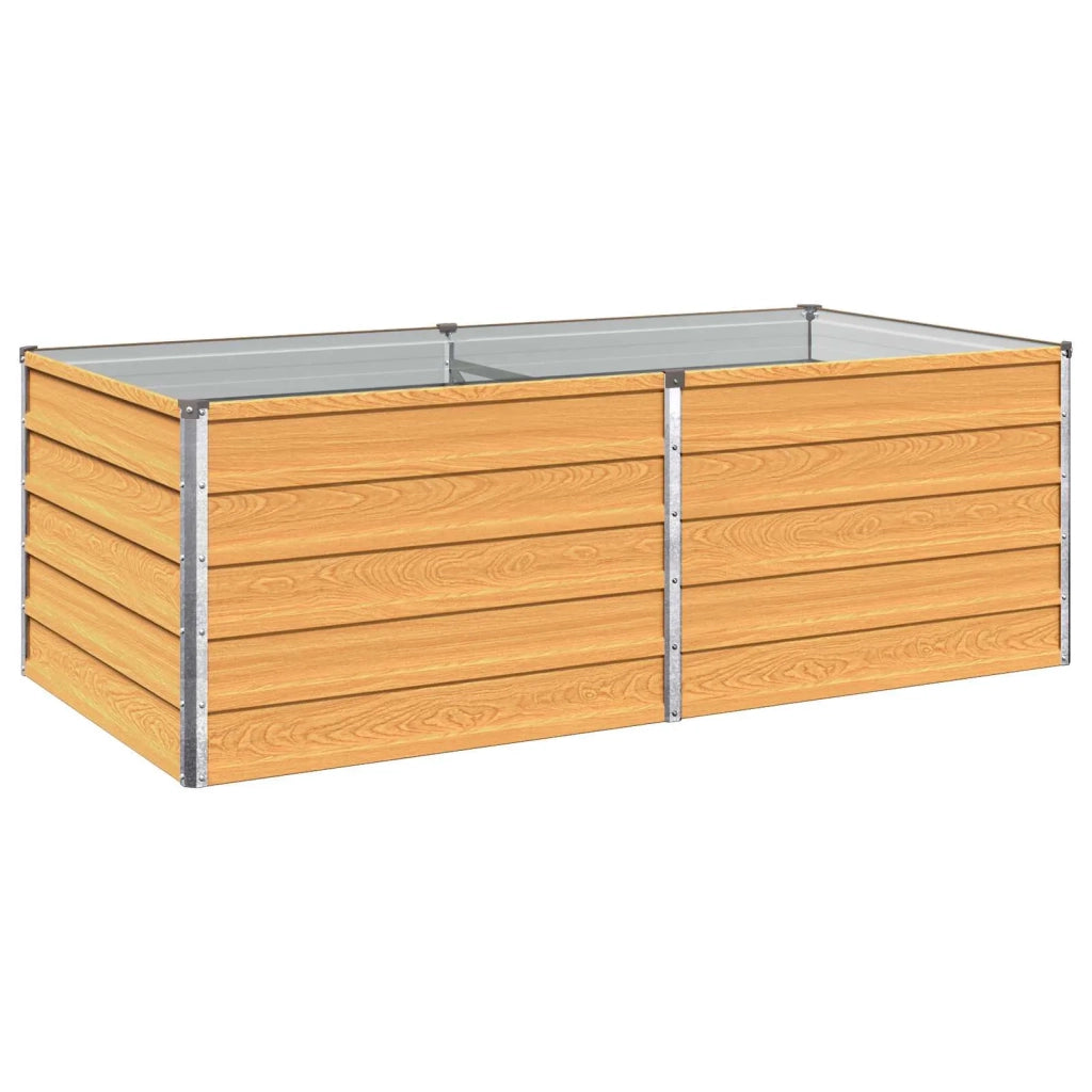 Letto rialzato da giardino Naturale 160 x 80 x 55 cm 8006395