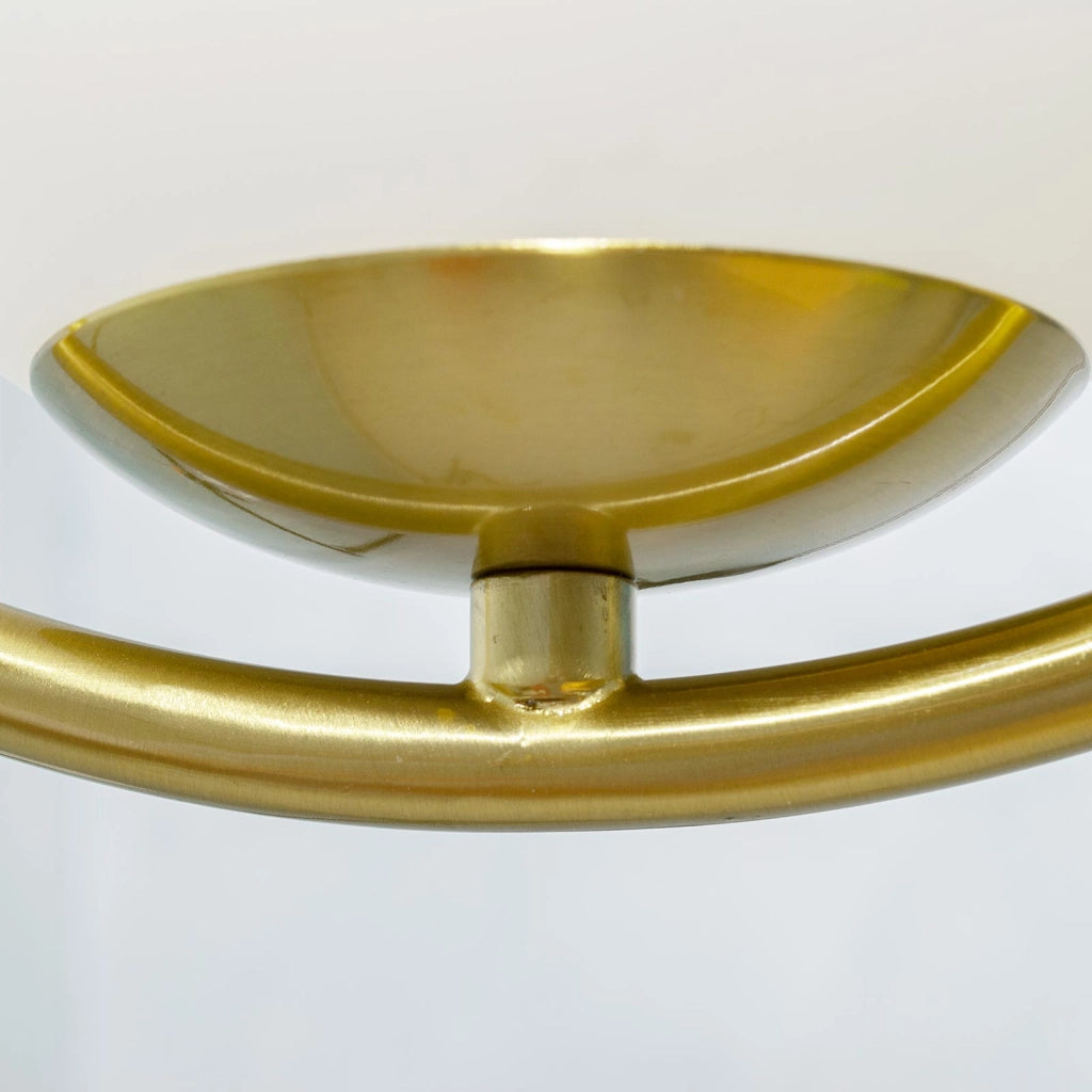 Lampadario bronzo sospensione LED cerchio pendente G9 paralume globo vetro luce tavolo cucina soggiorno ristorante 230V