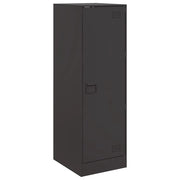 Credenza | Madia | Buffet da pranzo | Armadio da pranzo Nera 34,5x39x107 cm in Acciaio