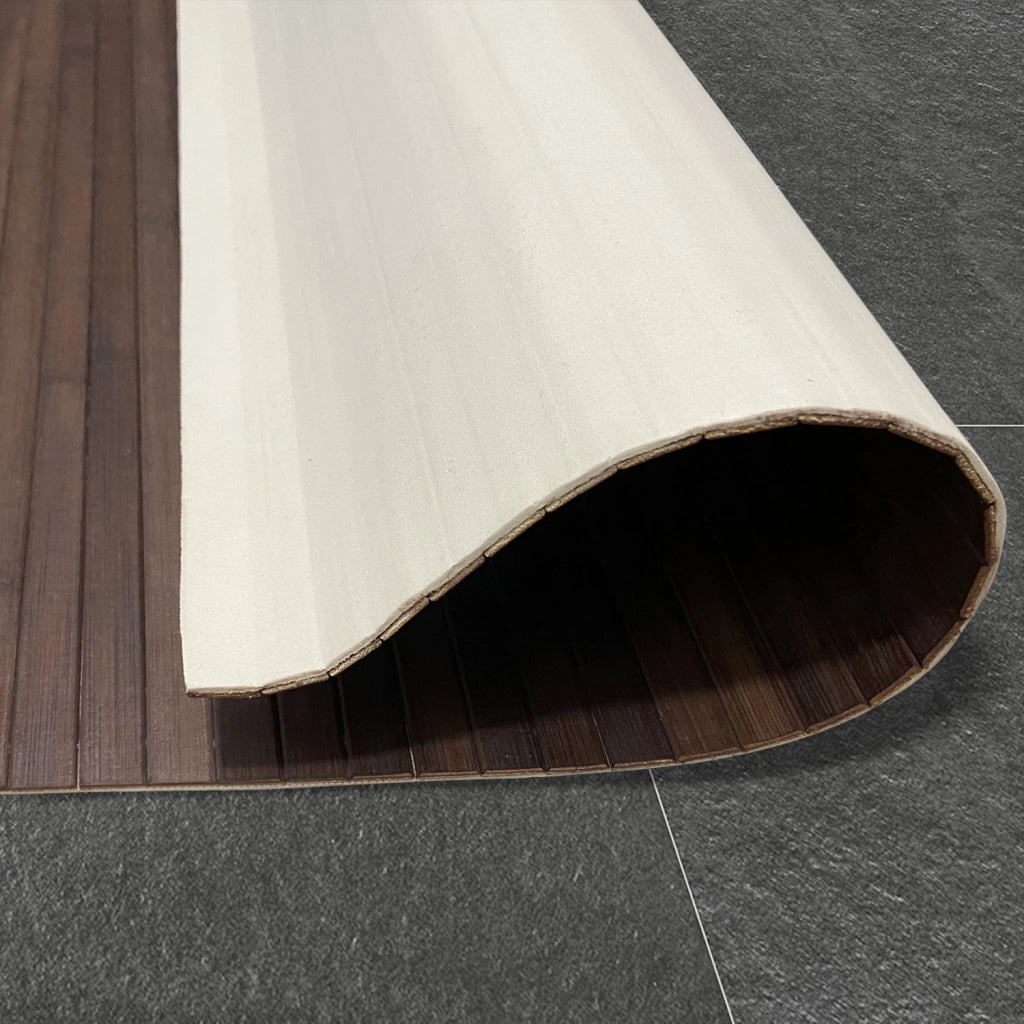 Tappeto vinilico di alta qualità marrone scuro 80x150
