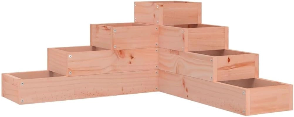 vidaXL Fioriera Giardino 4 Ripiani 80,5x79x36cm Legno Massello Douglas