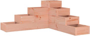 vidaXL Fioriera Giardino 4 Ripiani 80,5x79x36cm Legno Massello Douglas