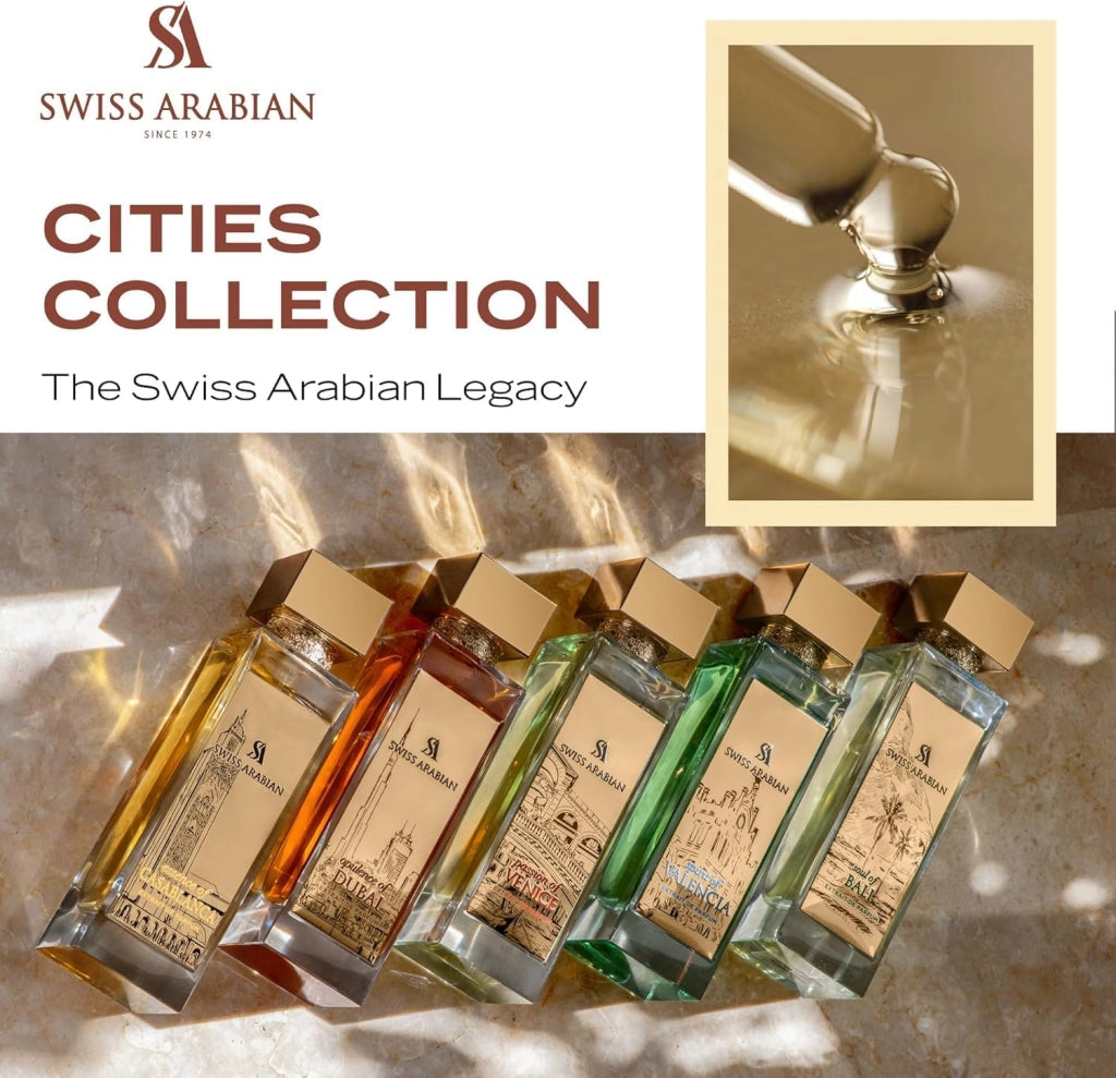 Passion of Venice - Estratto di profumo unisex, 100 ml, una lussuosa fusione di note verdi, gelsomino e muschio ambrato caldo, un profumo accattivante e intemporale