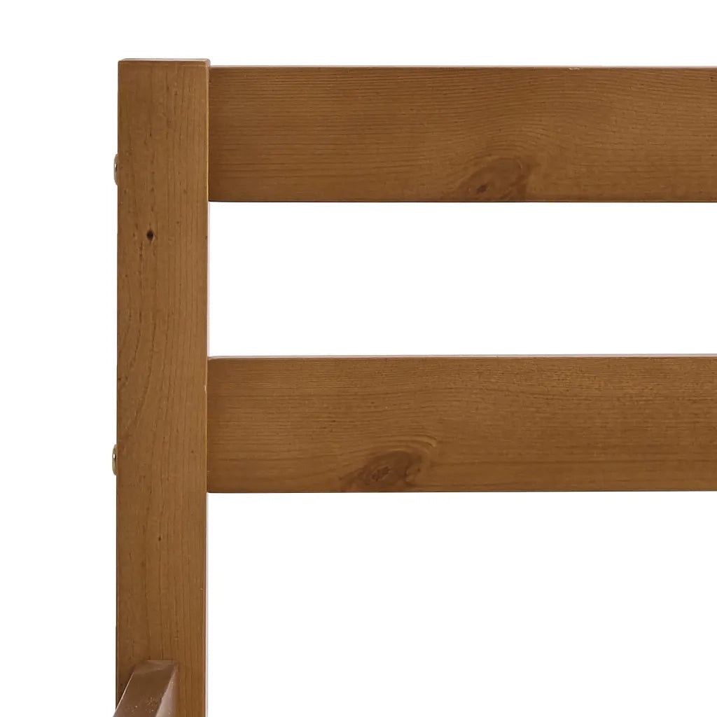 Giroletto senza Materaso Ambrato in Legno di Pino 160x200 cm 283212