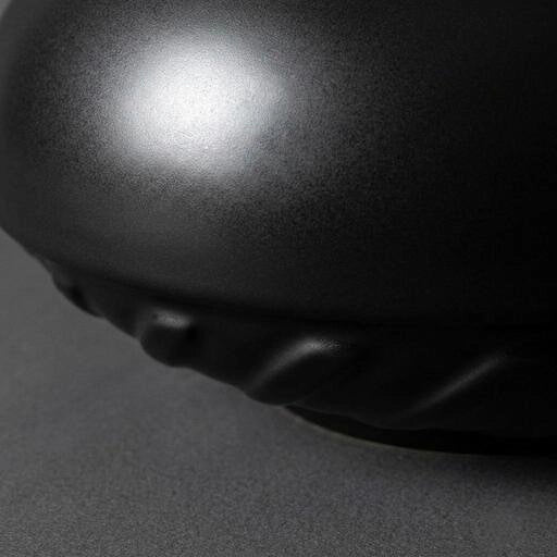 Lavabo d'appoggio d.40 slim in ceramica mod. 04 - Nero