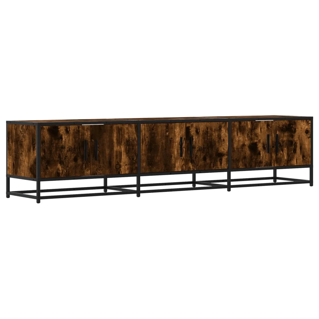 Mobile Porta TV Rovere Fumo 180x35x41 cm in Truciolato 3300787
