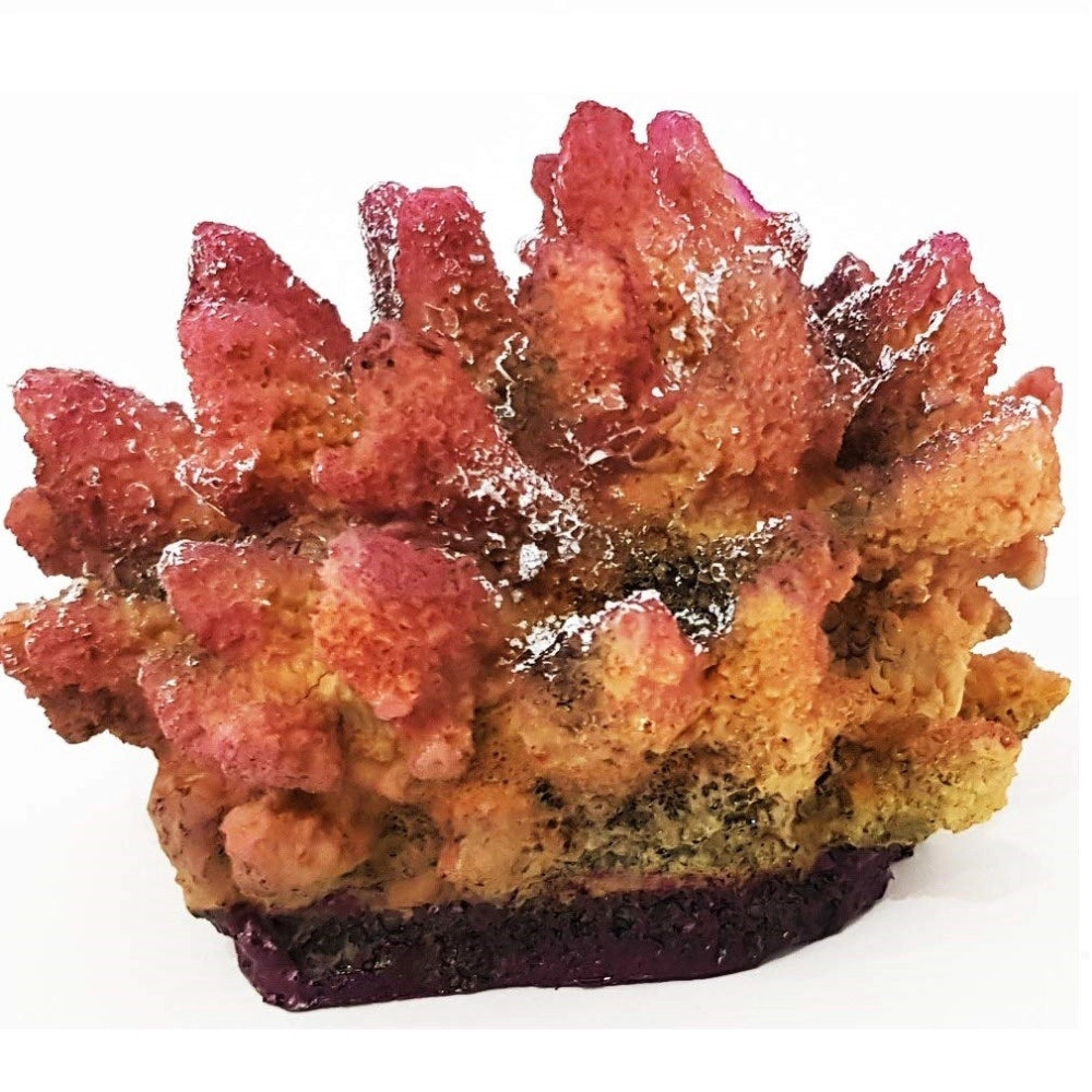 Trade Shop - Corallo In Resina Ornamento Per Acquario 15x10.5x13 Cm Sottomarino Decorazioni -