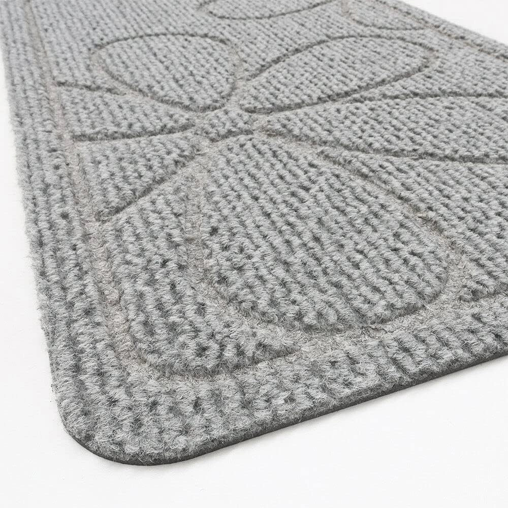 Zerbino Ingresso Assorbente Antiscivolo Asciugapassi Interno Esterno Grigio Made In Italy