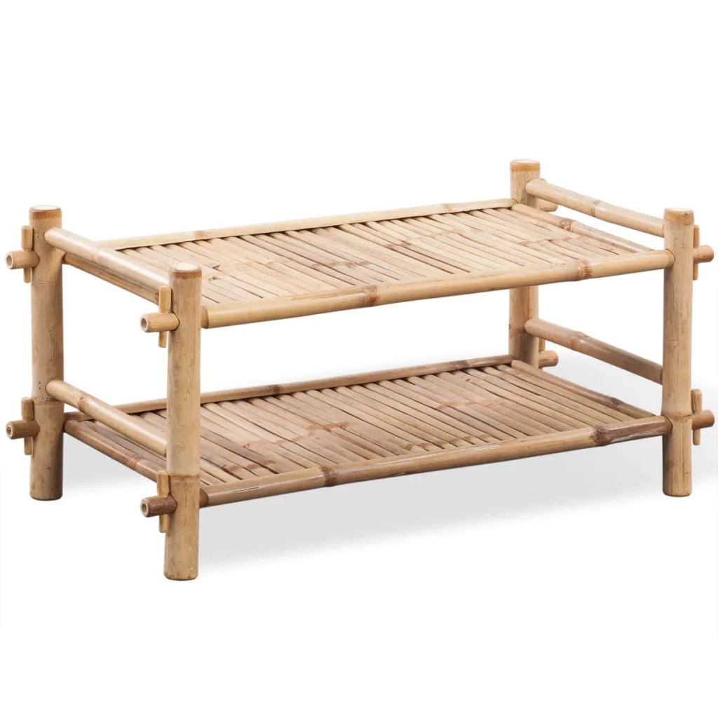 Scarpiera a 2 Livelli in Legno di BambÃ¹ cod mxl 45537