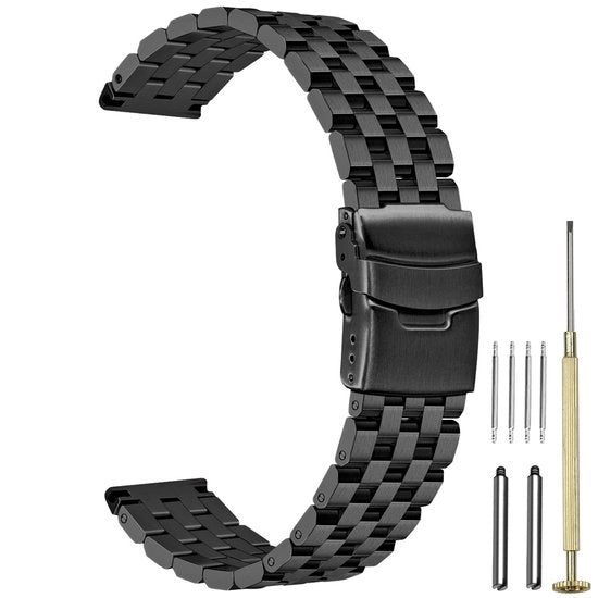 Cinturino orologio in acciaio inossidabile 20mm - 22mm - 24mm - cinturino sostitutivo - impermeabile - resistente agli urti - lavorazione di alta qualità - cinturino orologio