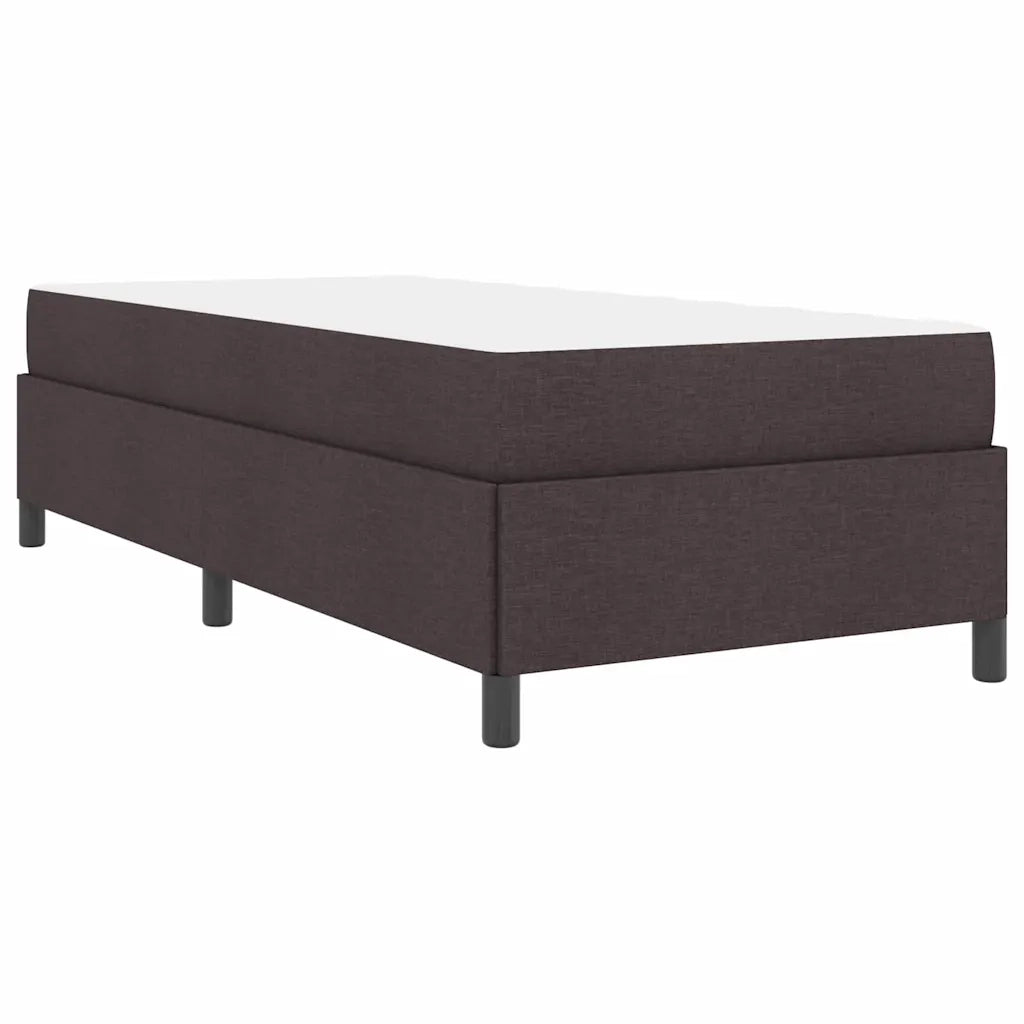 vidaXL Letto a molle Marrone e Nero 90 x 190 cm