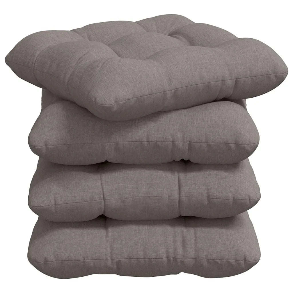Cuscini per Seduta 4 pcs Talpa 45 x 45 x 12 cm Tessuto