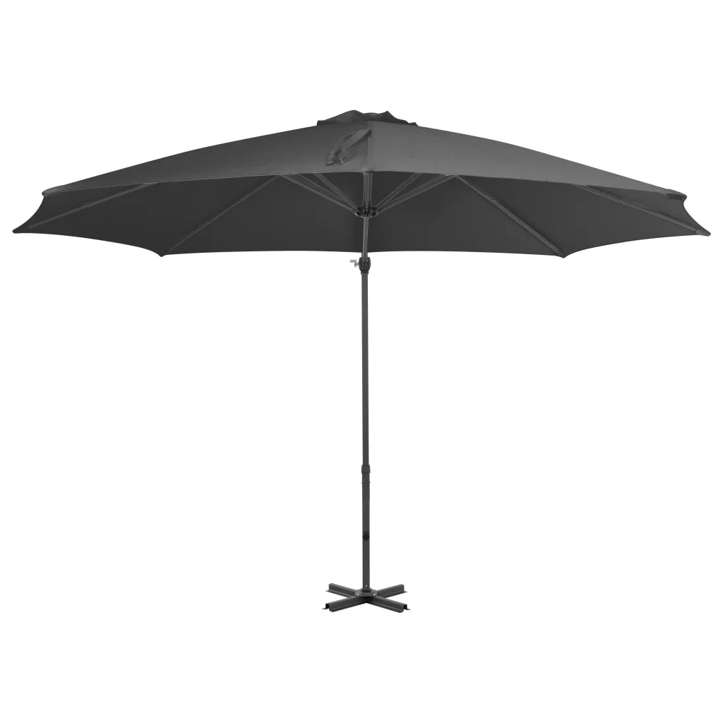 Ombrellone a Sbalzo con Palo in Alluminio 300 cm Antracite 44622