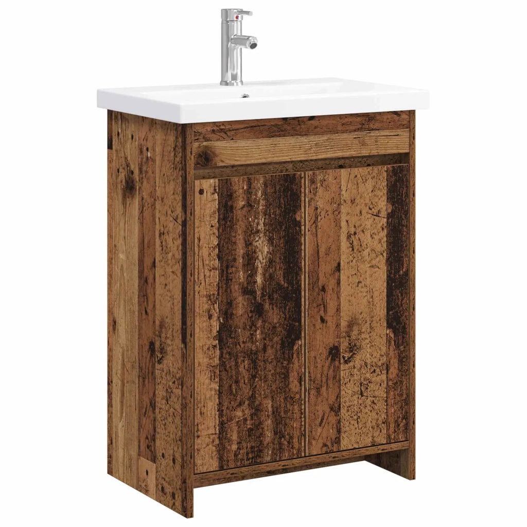 Set di mobili per il bagno Legno antico 81 x 40 x 84,5 cm 3404288