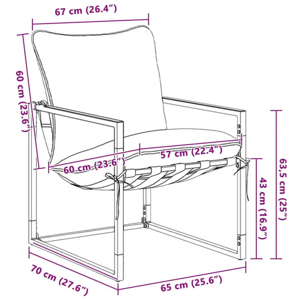 Set Divano da Giardino 3 pz Nero e antracite Acciaio 42025094