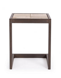 Sgabello Blocks H47 in Metallo