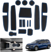 Accessori per Dacia Jogger Hybrid/Extreme 2022-2024 2025, Antisudanti in gomma per Dacia Jogger 2024, Pannelli antisudanti per console centrale, Pannelli antisudanti per Dacia Jogger Deurne, Accessori per Dacia Jogger (Blu)