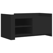Tavolino da salotto | Tavolino da caff¨¨ | Tavolino da Soggiorno Nero 100x50x50 cm Legno Multistrato