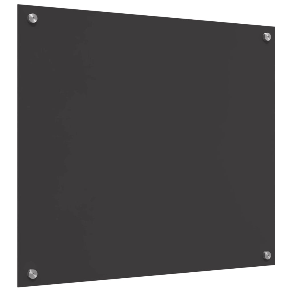 Schienale Cucina Grigio Scuro 70x60x0,6 cm in Vetro Temperato