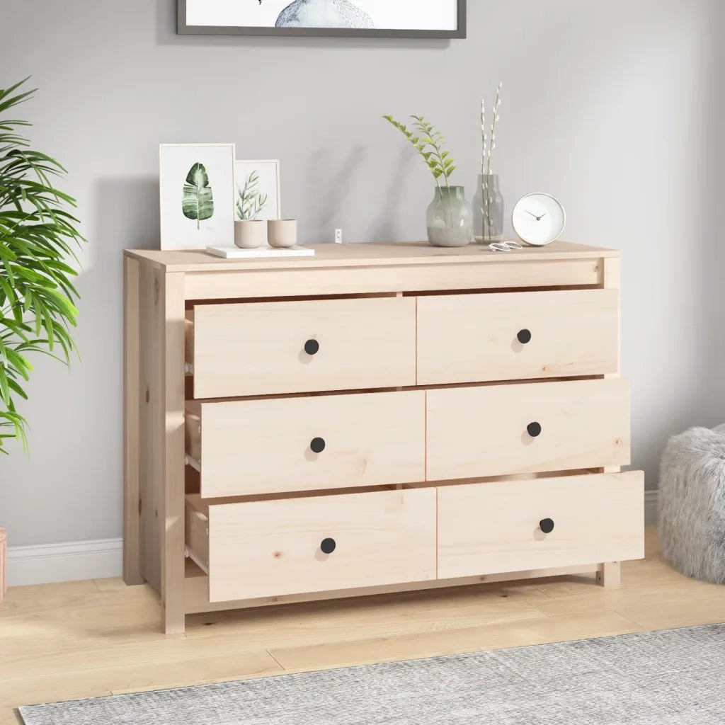 Armadietto 100x40x72 cm in Legno Massello di Pino 821764