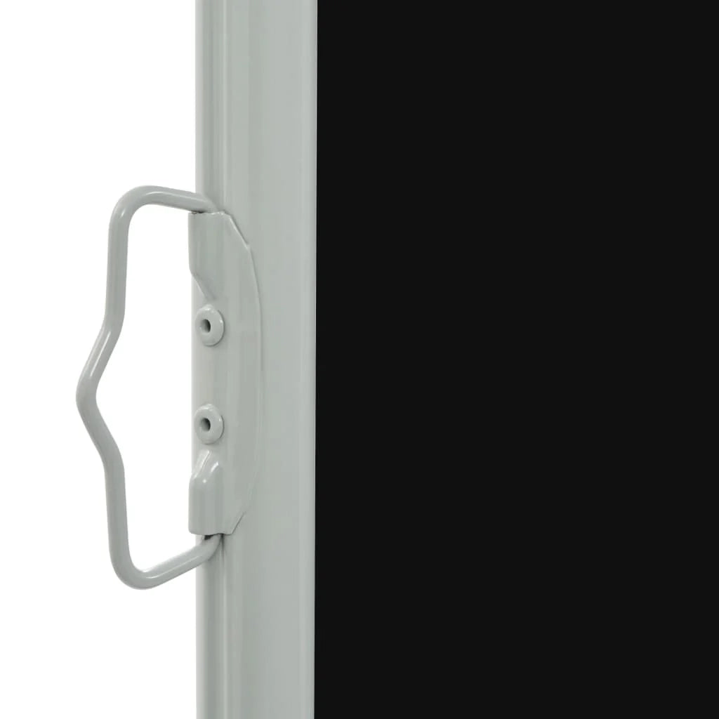 Tenda da sole laterale retrattile/schermo protettivo per patio giardino terrazza balcone 60 x 300 cm nero 02_0007392
