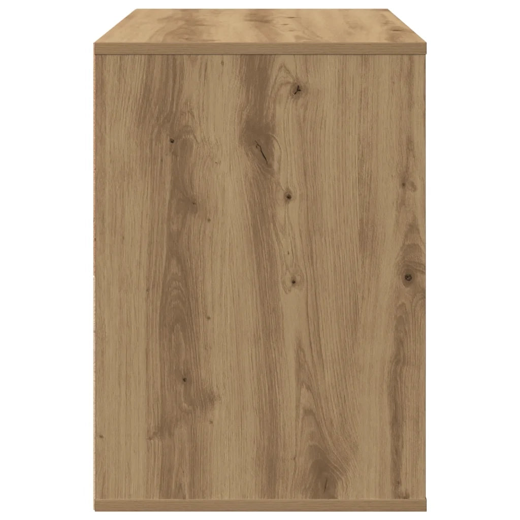vidaXL Cassettiera Angolare Rovere Artigianale 60x41x58cm Multistrato