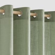 Tende interne per camera da letto e soggiorno - tenda da finestra in lino pannello trasparente - tenda da cucina moderna 140 x 245 cm