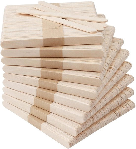 1000 Pacchi di Stuzzicadenti in Legno Naturale per Hobby - Stuzzicadenti Jumbo Lisci