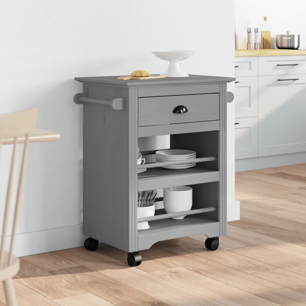 Carrello da Cucina BODO Grigio 67,5x45x80 cm CFW1396302