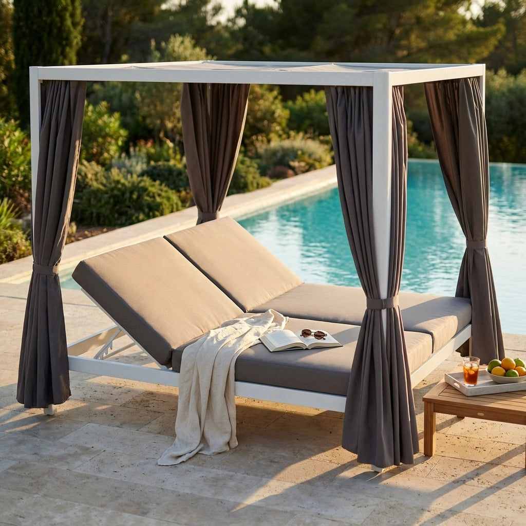 Gazebo Letto in Alluminio cm 209x188x206 - RICH