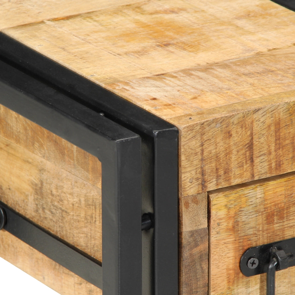 Comodino 40x40x40 cm Legno massello di mango